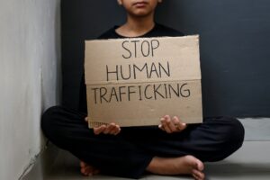 Stop Human Trafficking. Stop abusing violence.