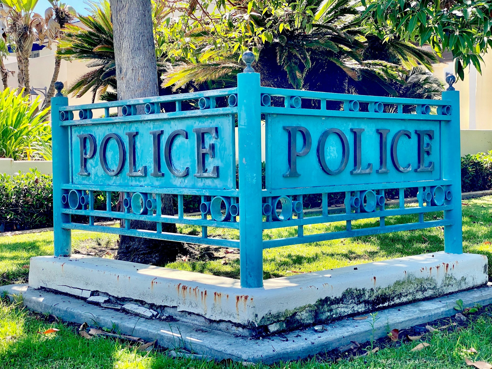 Police Station Department Sign